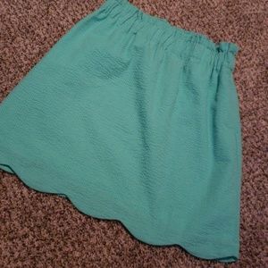 Lauren James Seafoam Scallop Skirt